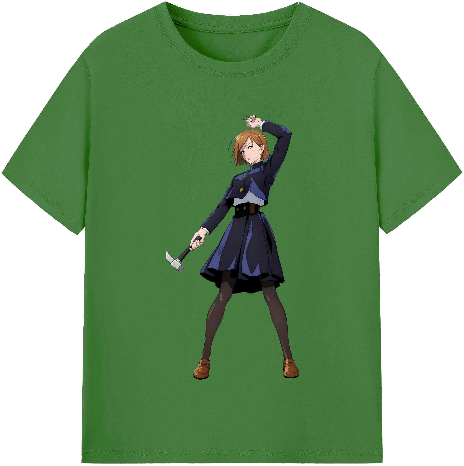（画像用） 呪術廻戦 Jujutsu Kaisen レディースカジュアルプリントTシャツ（綿100％）
